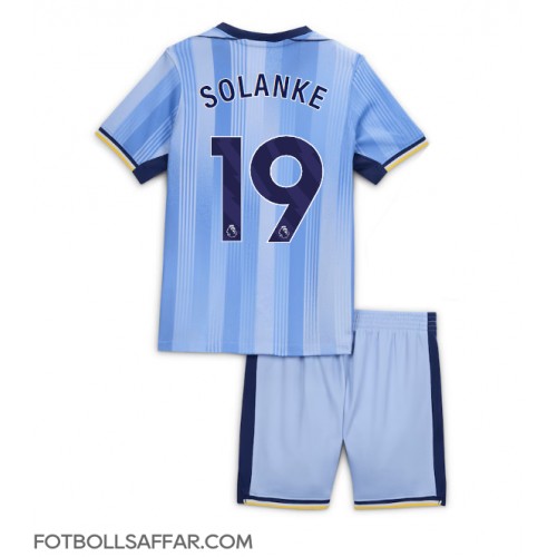 Tottenham Hotspur Dominic Solanke #19 Bortadräkt Barn 2024-25 Kortärmad (+ Korta byxor)